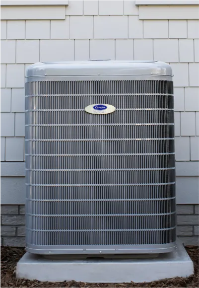 Outdoor air conditioning unit providing efficient home cooling